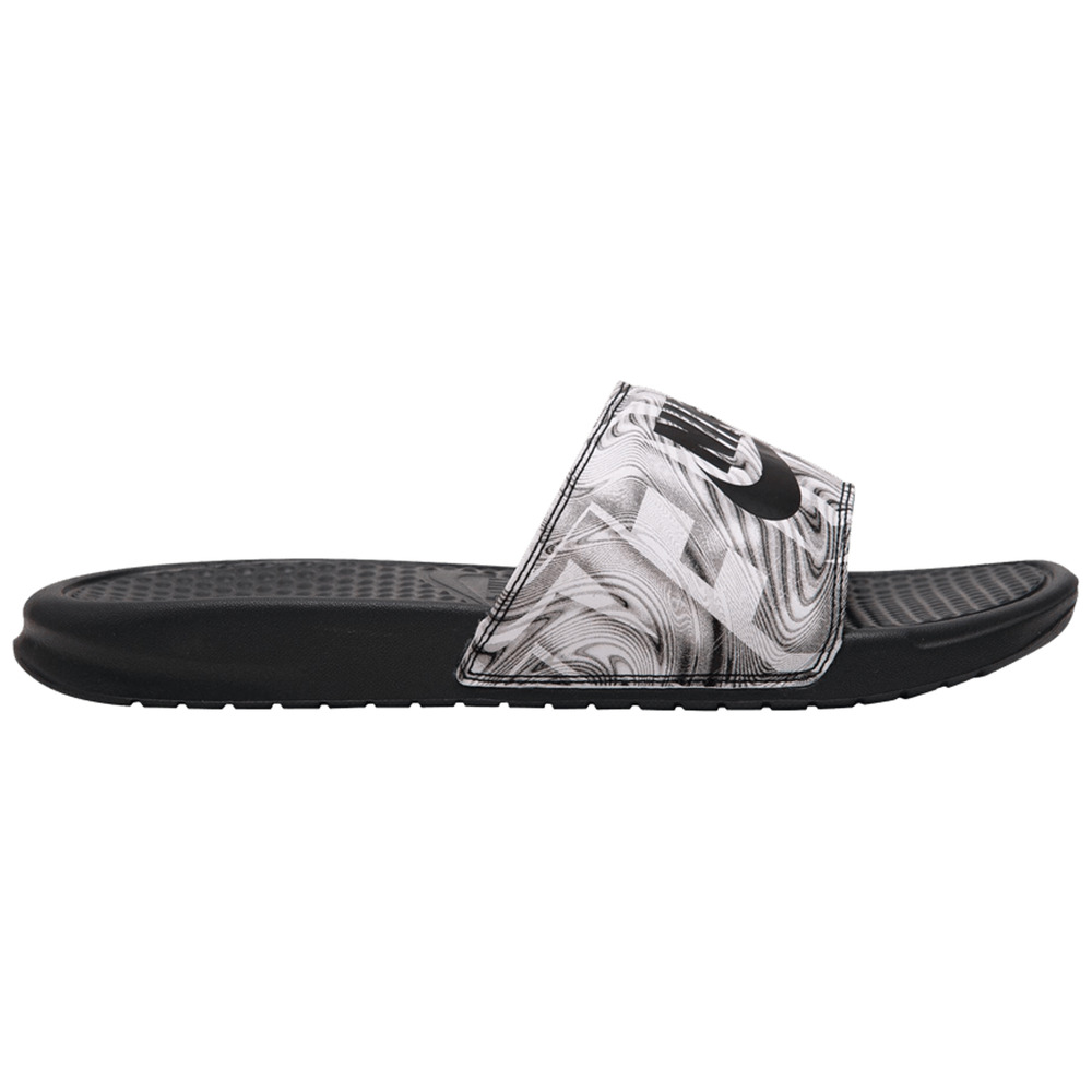 NIKE Benassi JDI Print Slide 'Anthracite Black Abstract Print' 631261-021 US M 7